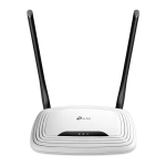 Traadita ruuter | TP-LINK | Traadita ruuter | 300 Mbit/s | IEEE 802.11b | IEEE 802.11g | IEEE 802.11n | 1 WAN | 4x10/100M | DHCP | TL-WR841N