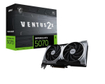 Graphics Card | MSI | NVIDIA GeForce RTX 5070 | 12 GB | GDDR7 | 192 bit | PCIE 5.0 16x | Dual Slot Fansink | 1xHDMI | 3xDisplayPort | RTX507012GVENTUS2XOC