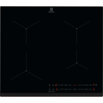Pliidiplaat Electrolux, 4 x induktsioon, 60 cm, must, faasitud esiserv