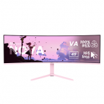 Arozzi Nova | 49 " | VA | 32:9 | 165 Hz | 4 ms | 5120 x 1440 pixels | 350 cd/m&sup2; | HDMI ports quantity 2 | Pink