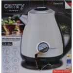 SALE OUT. Camry CR 1344 Electric kettle with a thermometer 1,7L, Cream | SALE OUT. | Camry Kettle with a thermometer | CR 1344 | Electric | 2200 W | 1.7 L | Stainless steel | 360&deg; rotational base | Cream | DAMAGED PACKAGING