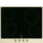 Pliidiplaat Smeg Colonial, 4 x Hilight, 60 cm, must, raam kreem