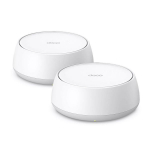 Wireless Router | TP-LINK | Wireless Router | 2-pack | 3600 Mbps | Mesh | LAN \ WAN ports 2 | Number of antennas 4 | DECOBE25(2-PACK)