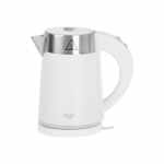 Adler | Kettle | AD 1372 | Electric | 800 W | 0.6 L | Plastic/Stainless steel | 360&deg; rotational base | White