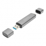 DIGITUS Dual Card Reader Hub USB-C / USB 3.0, OTG | Digitus | Card reader - USB 3.0/USB-C | DA-70886