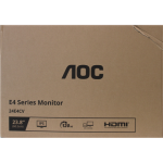SALE OUT. AOC 24E4CV 23.8&ldquo; IPS 1920x1080/300cd/m&sup2;/4ms/DisplayPort HDMI Headphone out | SALE OUT. | AOC | 24E4CV | 23.8 " | IPS | FHD | 16:9 | 120 Hz | 4 ms | 1920 x 1080 pixels | 300 cd/m&sup2; | Black | Warranty 36 month(s) | DAMAGED PACKAGING