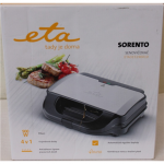 SALE OUT. ETA | 4 in 1 sandwich maker | ETA315190010 | 900 W | Number of plates 4 | Number of pastry 2 | Black/Stainless steel | DAMAGED PACKAGING