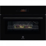 Kompaktne ahi-mikrolaineahi, Electrolux, H 45 cm, must