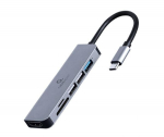 I/O ADAPTER USB-C HDMI/USB3/6IN1 A-CM-COMBO6-02 GEMBIRDILE