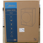 SALE OUT. | Midea Dryer Machine | MD205H80BW/W-BK | Energy efficiency class C | Front loading | 8 kg | LED | Depth 60 cm | White | DAMAGED INNER PACKAGING, DEMO