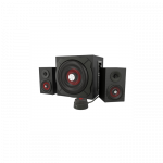 GENESIS Helium 610BT Computer Speakers, Wired, Bluetooth, Black | Genesis | Helium 610BT | Bluetooth | Red/Black | Computer Speakers