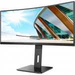 AOC | Curved Monitor | CU34P2A | 34 " | VA | 21:9 | 100 Hz | 1 ms | 3440 &times; 1440 | 300 cd/m&sup2; | Headphone out (3.5mm) | HDMI ports quantity HDMI x 2 | Black | Warranty 36 month(s)
