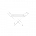 Adler | Foldable electric clothes drying rack | AD 7821 | Power 220 W | Silver/White | IP22