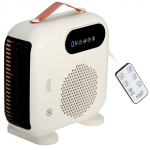 Adler LED Fan Heater with Remote Control | AD 7756 | Fan heater | 2000 W | Beige | IPX0