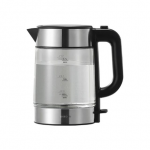 Xiaomi | Electric Glass Kettle EU | Electric | 2200 W | 1.7 L | Glass | 360&deg; rotational base | Black/Stainless Steel