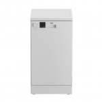 BEKO vabalt seisev n&otilde;udepesumasin DVS05024W, energiaklass E (vana A++), 45 cm, 5 programmi, valge