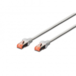 CAT 6 S/FTP | Patch cord | Length 10 m | Grey