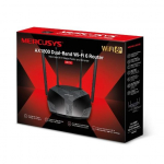 Traadita ruuter | MERCUSYS | 1800 Mbit/s | Wi-Fi 6 | 1 WAN | 3x10/100/1000M | Antennide arv 4 | MR70X