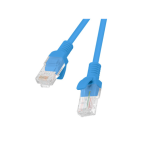 Lanberg Patchcord CAT.5E UTP 1M fluke passed 10-pack, Blue | PCU5-20CC-0100-B