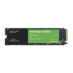 SSD | WESTERN DIGITAL | Green SN350 | 480GB | M.2 | PCIE | NVMe | TLC | Write speed 1650 MBytes/sec | Read speed 2400 MBytes/sec | WDS480G2G0C