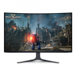 Dell | Curved Screen Gaming Monitor | AW3225QF | 31.6 " | OLED | 4K UHD | 16:9 | 240 Hz | 0.03 ms | 3840 x 2160 pixels | 1000 cd/m&sup2; | Power connector, Security-lock slot, Joystick, USB-A, USB-B, USB-C, HDMI, DispalyPort | HDMI ports quantity 2 | Whit ...