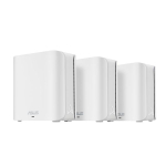 Wireless Router | ASUS | ZenWiFi BD4 | Product type Mesh router | Qtty 3 pc(s) | Wi-Fi band Dual-band (2.4 GHz / 5 GHz) | Wi-Fi 7 (802.11be) | Ethernet WAN Yes | 2xEthernet LAN (RJ-45) ports | WLAN speed 2882 Mbit/s | Internal memory 512 MB | Flash m ...