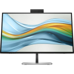 HP 527pm Series 5 Pro QHD Conferencing Monitor - 27" 2560x1440 QHD 350-nit 100Hz AG, IPS, USB-C(100W/15W)/HDMI/DP Daisy-Chain, 3x USB-A, speakers, webcam, RJ-45 LAN, height adjust/tilt/swivel/pivot, 3 years (replaces E27m)