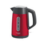 Bosch | Kettle | DesignLine TWK4P434 | Electric | 2400 W | 1.7 L | Stainless steel | 360&deg; rotational base | Red/Black