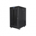 Lanberg | Rack cabinet 19" free-standing 22U/800x1000 (flat pack) with mesh door | FF01-8022-23BL | Black