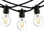 LAMP LED GARLAND GARDEN STRING/E27 10M VS-628 VISIONAL