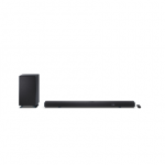 Sharp | 5.1.2 Dolby Atmos/DTS:X Soundbar with Wireless Subwoofer | HT-SBW55121(BK) | 650 W | Bluetooth | Black | Wireless connection