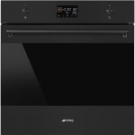 Mikro-kombiahi Smeg Classic, 68 l, aurupuhastus, matt must