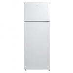 Midea Refrigerator | MDRT294FGE01 | Energy efficiency class E | Free standing | Double Door | Height 143 cm | Fridge net capacity 163 L | Freezer net capacity 41 L | 40 dB | White