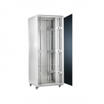 SOMI Networks | 42U, 19&Prime; Freestanding Cabinet | 42U-80/80NACP | Gray | Max Load 800kg; Removable and Lockable Side Panels; Perforated Metal Doors; Unassembled | Depth: 80 cm