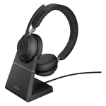 Jabra Evolve2 65 UC Stereo, statiiviga, USB-A