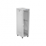 Lanberg | Rack cabinet 19" free-standing 42U/600x800 (flat pack) with glass door, LCD | FF01-6842-12SL | Grey