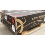 SALE OUT. | Arozzi Gaming Desk | Arena Medium | Pure Black | DAMAGED PACKAGING AND LAMINATE. SCRATCHED PARTS AND TABLE TOP. | 24 month(s)