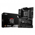 Mainboard | MSI | AMD B550 | SAM4 | ATX | 2xPCI-Express 3.0 1x | 1xPCI-Express 3.0 4x | 2xM.2 | 1xPCI-Express 4.0 16x | Memory DDR4 | Memory slots 4 | 1xDisplayPort | 2xAudio-In | 4xAudio-Out | 4xUSB 2.0 | 1xUSB type C | 3xUSB 3.2 | 1xPS/2 | 1xRJ45 | ...