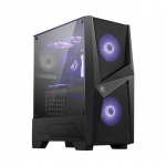 MSI MAG FORGE 100M PC Case, Mid-Tower, USB 3.2, Black | MSI | MAG FORGE 100M | Black | ATX | Power supply included No