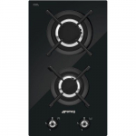 Pliidiplaat Smeg Classic, 2 x gaas, 30 cm, must