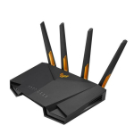 ASUS TUF-AX3000 V2 Dual Band WiFi 6 Gaming Router Asus Dual Band WiFi 6 Gaming Router TUF-AX3000 V2 802.11ax 2402+574 Mbit/s 10/100/1000 Mbit/s Ethernet LAN (RJ-45) ports 4 Mesh Support Yes MU-MiMO Yes No mobile broadband Antenna type 4xExternal 1 x  ...
