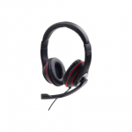 Gembird | Stereok&otilde;rvaklapid | MHS-03-BKRD | On-Ear | Sisseehitatud mikrofon | 3,5 mm