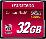 M&Auml;LU COMPACT FLASH 32GB/800X TS32GCF800 TRANSCEND
