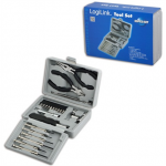 Logilink | Tool Set, 25pcs | Incl. transport boxThe set includes6x micro screwdrivers1x micro cutter1x mini telephone plier1x bit screwdriver with extension10x bits (PH1, PH2, PZ1, PZ2, PZ5, PZ6, T10, T15, T20, adaptor)4x socket wrench (5mm, 6mm, 8mm ...