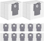 Vacuum Cleaner Accessory | ROBOROCK | Disposable Dust Bag 12-pack | White | For H5 | 8.04.0032