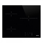 Pliidiplaat Smeg, 3 x Hilight, 60 cm, must, l&otilde;igatud serv