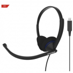 Koss | K&otilde;rvaklapid | CS200 USB | Juhtmega | On-Ear | Mikrofon | Mustad | Mustad