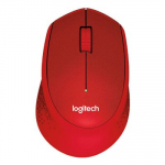 LOGITECH M330 Silent Plus Red - 2.4GHZ - EMEA
