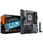 Mainboard | GIGABYTE | Intel B860 Express | LGA1851 | ATX | Memory DDR5 | Memory slots 4 | 3xPCI-Express 16x | 3xM.2 | 1xHDMI | 1xDisplayPort | 1xAudio-In | 1xAudio-Out | 1xMicrophone | 4xUSB 2.0 | 1xUSB 3.2 | 1xUSB-C | 1xPS/2 | 1xRJ45 | B860EAGLEWIF ...