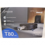 SALE OUT. Ecovacs DEEBOT T80 OMNI Vacuum cleaner, Robot, Wet&Dry, 18000Pa, TruEdge 2.0, ZeroTangle 3.0, Carpet Care, Black + Auto-empty stat | Ecovacs Robotic Vacuum Cleaner | DEEBOT T80 OMNI | Wet&Dry | Li-ion | 6400 mAh | Dust capacity 0.22 L | 180 ...